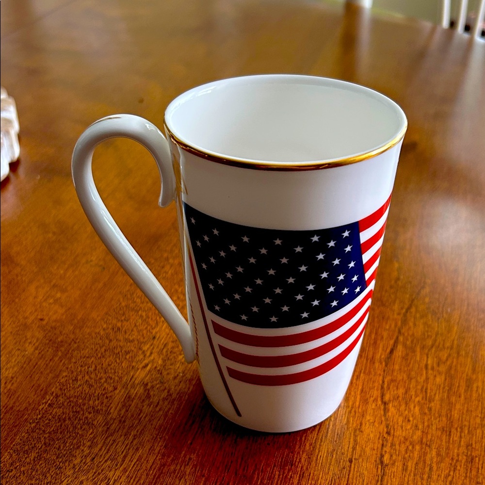 Lenox China US Flag mug